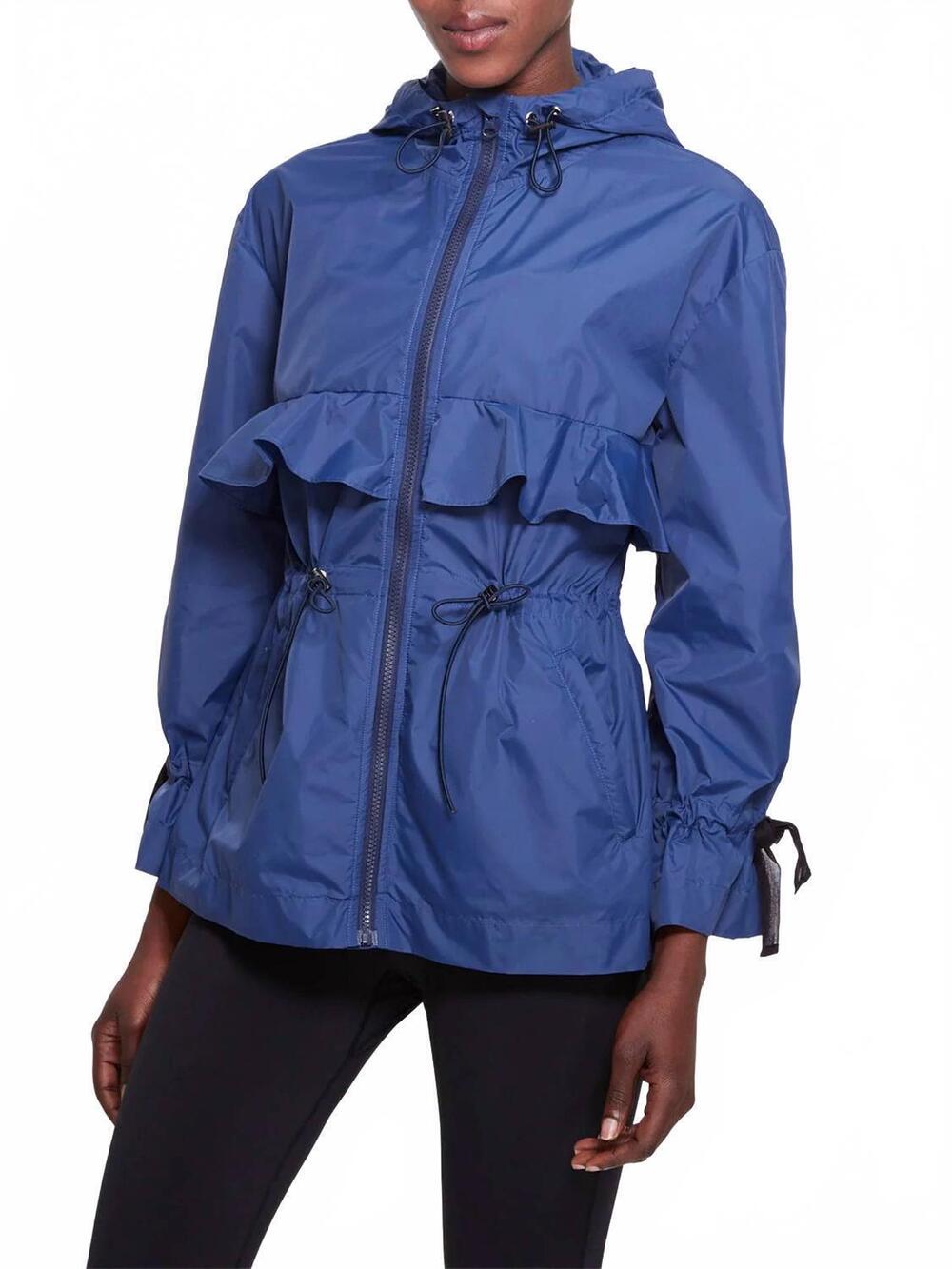 NEW MARCHESA ATHLEISURE mecoly jacket in royal blue